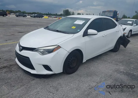 2015 Toyota Corolla L from USA, damaged, VIN 2T1BURHE9FC304282